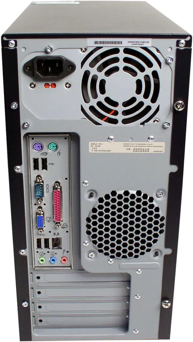 Alt view image 6 of 8 - HP Desktop PC D220 DS941A 2.2GHz 256MB 40GB HDD Intel Extreme Graphics Windows XP Professional