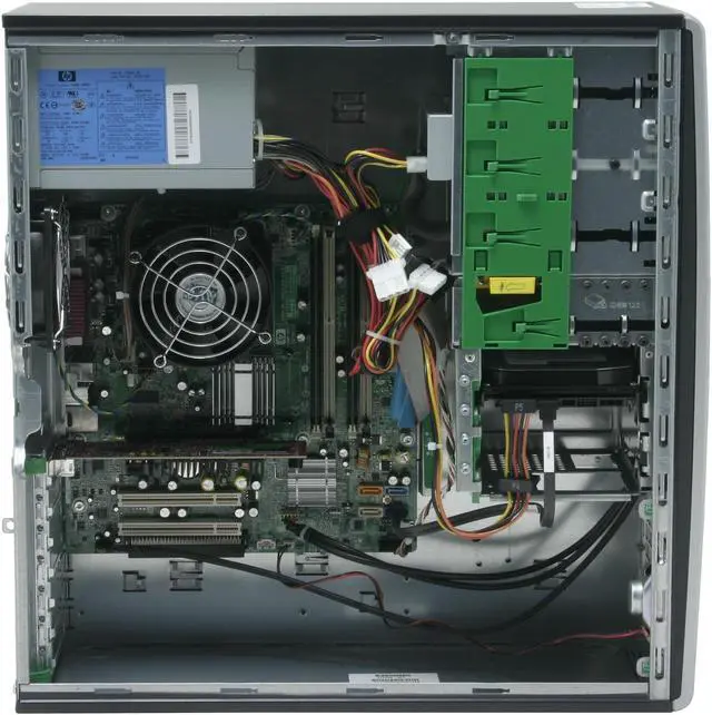 Alt view image 7 of 16 - HP Compaq Desktop PC dc7600(PZ634UA#ABA) Intel Pentium 4 660 1GB DDR2 160GB HDD ATI Radeon X300 SE Windows XP Professional