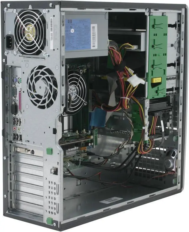 Alt view image 8 of 16 - HP Compaq Desktop PC dc7600(PZ634UA#ABA) Intel Pentium 4 660 1GB DDR2 160GB HDD ATI Radeon X300 SE Windows XP Professional