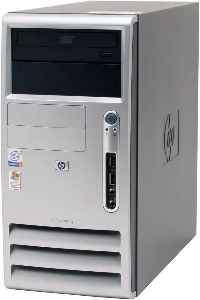 Alt view image 3 of 15 - HP Compaq Desktop PC dc5100(PZ582UA#ABA) Intel Pentium 4 530 512MB DDR2 80GB HDD Intel GMA 900 Windows XP Professional