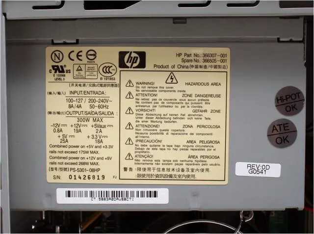 Alt view image 9 of 15 - HP Compaq Desktop PC dc5100(PZ582UA#ABA) Intel Pentium 4 530 512MB DDR2 80GB HDD Intel GMA 900 Windows XP Professional