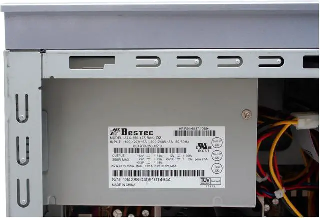 Alt view image 9 of 17 - HP Desktop PC Pavilion a735w (PL308AAR#ABA) 3000+ 512MB DDR 80GB HDD Windows XP Home