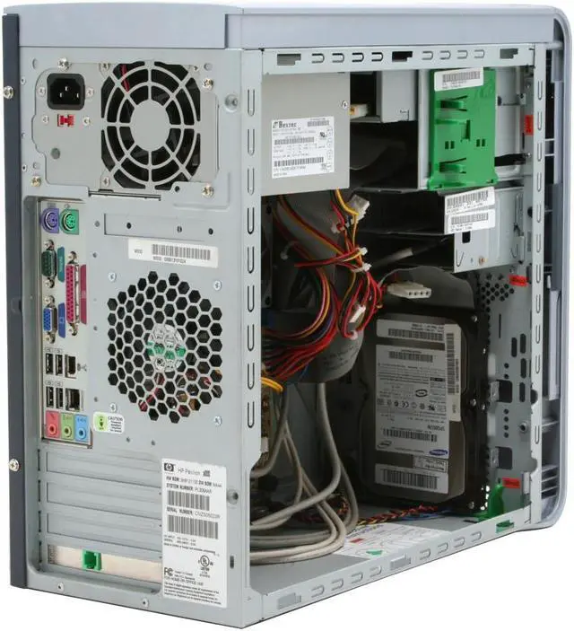 Alt view image 12 of 17 - HP Desktop PC Pavilion a735w (PL308AAR#ABA) 3000+ 512MB DDR 80GB HDD Windows XP Home