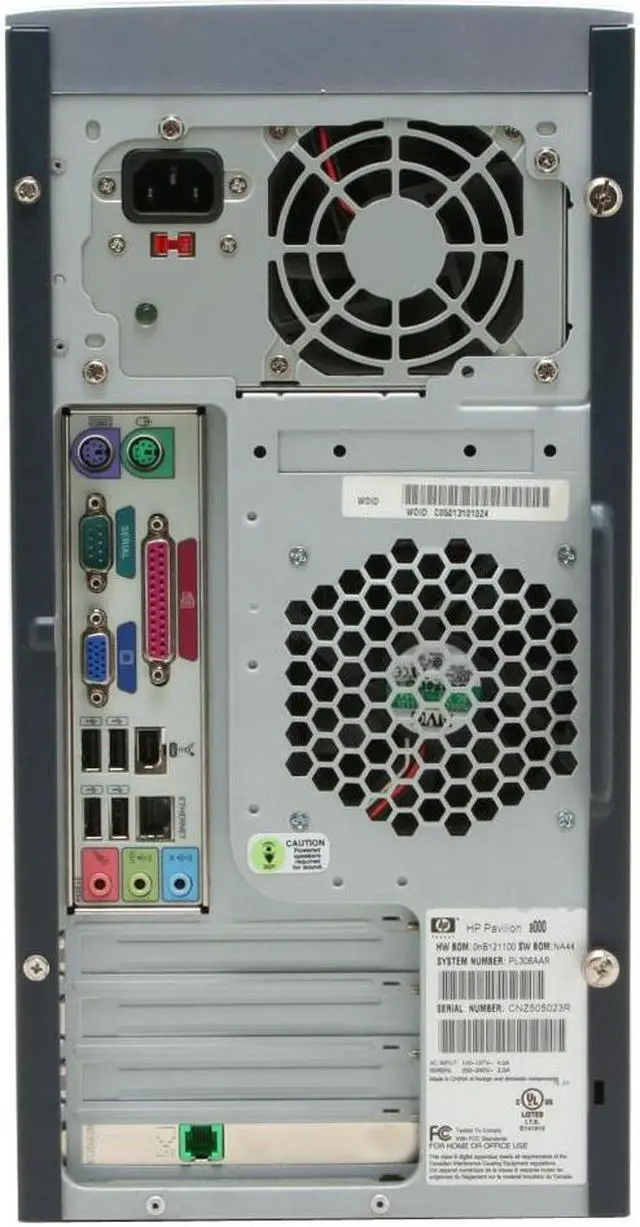 Alt view image 13 of 17 - HP Desktop PC Pavilion a735w (PL308AAR#ABA) 3000+ 512MB DDR 80GB HDD Windows XP Home