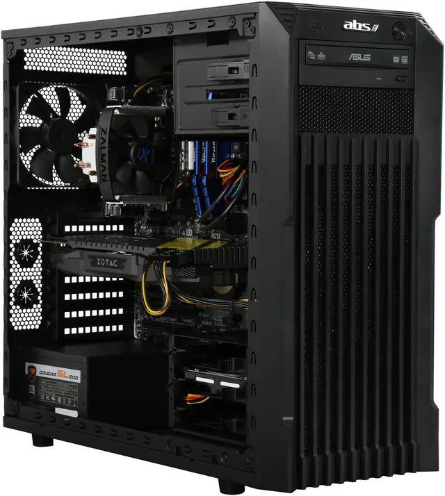 Alt view image 7 of 10 - ABS Vortex Overseer Gaming Desktop ALI099 Intel i7-6700K (4.0 GHz) 16 GB DDR4 240 GB SSD 2 TB HDD GeForce GTX 1080 8 GB Windows Home 64-Bit