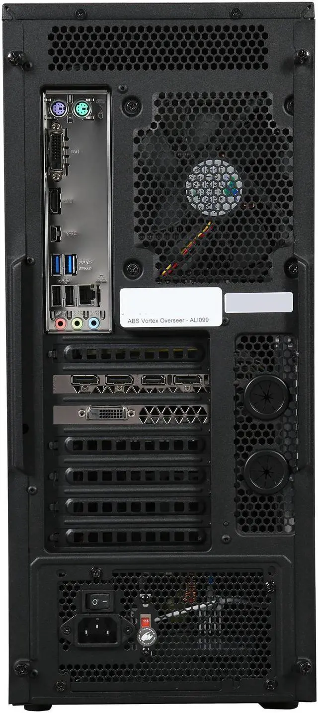 Alt view image 9 of 10 - ABS Vortex Overseer Gaming Desktop ALI099 Intel i7-6700K (4.0 GHz) 16 GB DDR4 240 GB SSD 2 TB HDD GeForce GTX 1080 8 GB Windows Home 64-Bit