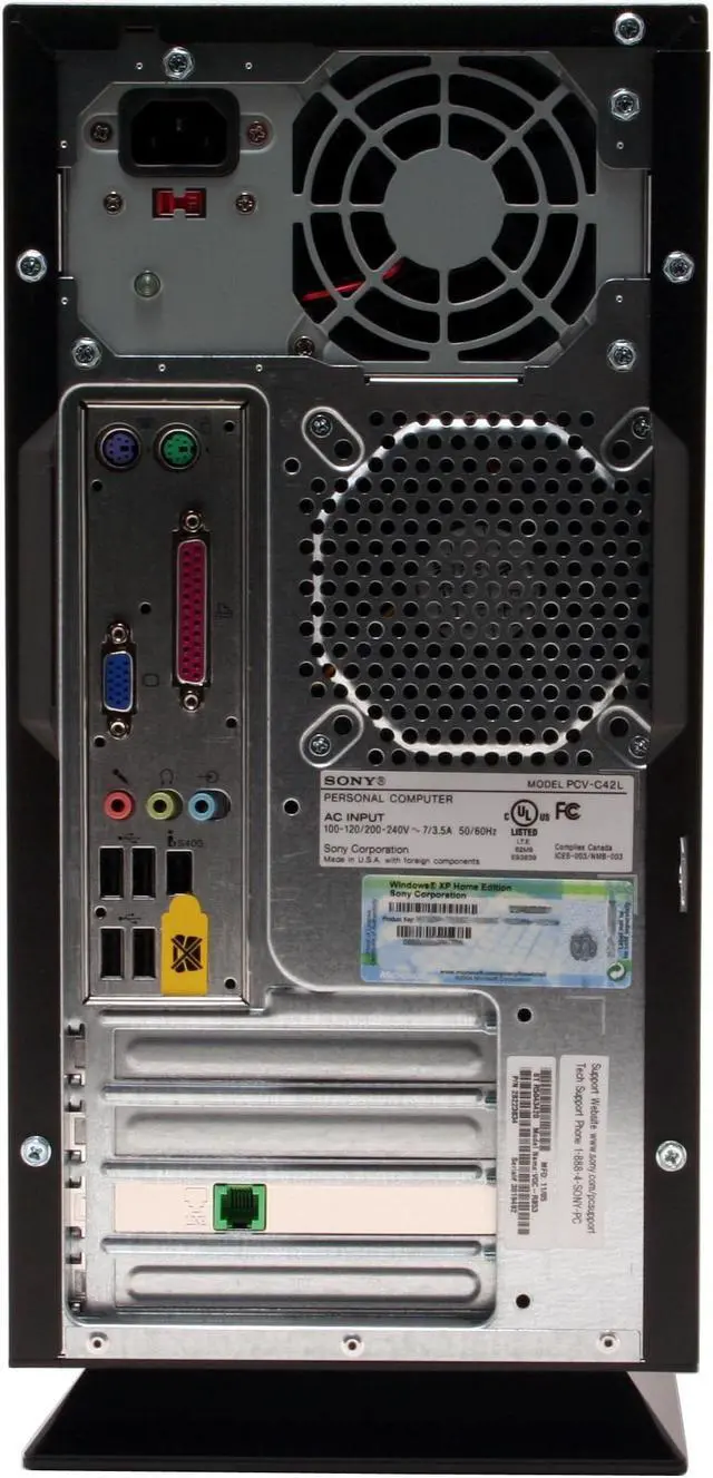 Alt view image 10 of 19 - Sony Desktop PC VAIO VGC-RB53 Intel Pentium 4 630 512MB DDR 200GB HDD Intel GMA 900 Windows XP Home