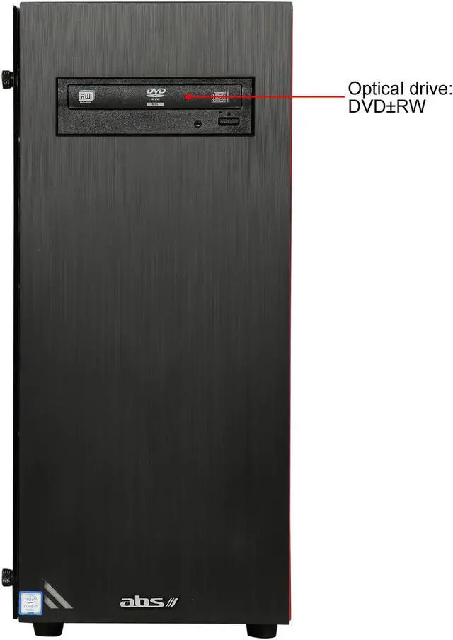 Alt view image 2 of 9 - ABS Battlebox Essential Meteor Gaming Desktop PC NVIDIA GeForce GTX 1060 6 GB Intel Core i7-7700K (4.20 GHz) Liquid Cooling (120 mm) 16 GB DDR4 120 GB SSD 1 TB HDD Windows 10 Home 64-Bit ALI173