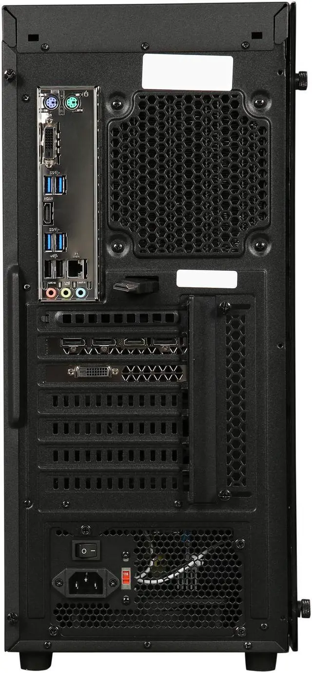 Alt view image 5 of 9 - ABS Battlebox Essential Meteor Gaming Desktop PC NVIDIA GeForce GTX 1060 6 GB Intel Core i7-7700K (4.20 GHz) Liquid Cooling (120 mm) 16 GB DDR4 120 GB SSD 1 TB HDD Windows 10 Home 64-Bit ALI173