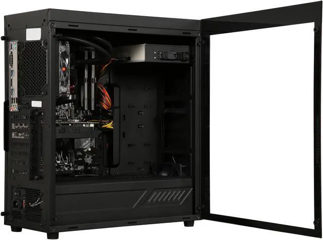 Alt view image 6 of 9 - ABS Battlebox Essential Meteor Gaming Desktop PC NVIDIA GeForce GTX 1060 6 GB Intel Core i7-7700K (4.20 GHz) Liquid Cooling (120 mm) 16 GB DDR4 120 GB SSD 1 TB HDD Windows 10 Home 64-Bit ALI173