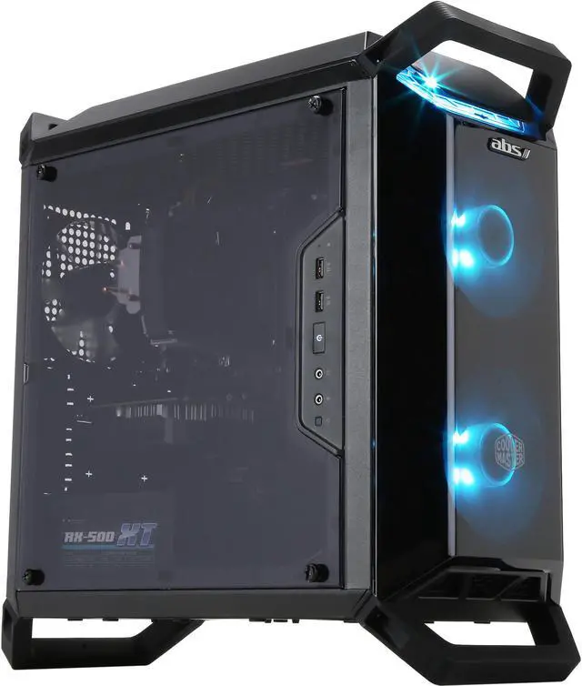 Alt view image 3 of 17 - ABS Master-Pro - Ryzen 5 2400G - GeForce GTX 1050 Ti - 16GB DDR4 - 120GB SSD - 1TB HDD - Gaming Desktop PC