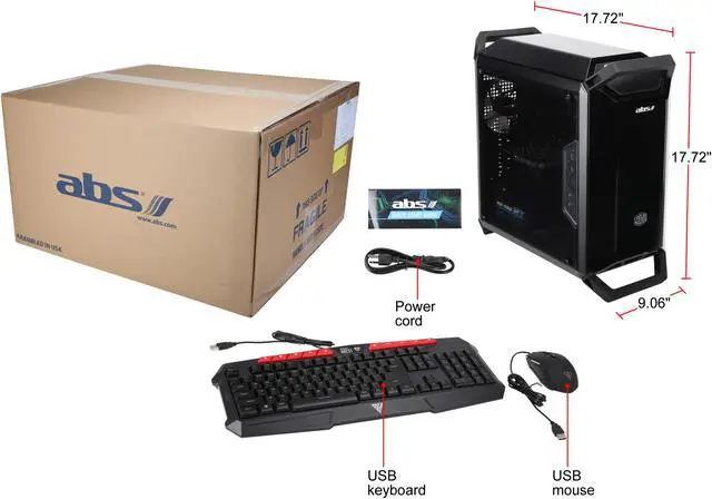 Alt view image 10 of 17 - ABS Master-Pro - Ryzen 5 2400G - GeForce GTX 1050 Ti - 16GB DDR4 - 120GB SSD - 1TB HDD - Gaming Desktop PC