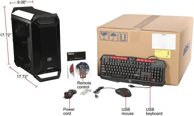 Alt view image 17 of 17 - ABS Master-Pro - Ryzen 5 2400G - GeForce GTX 1050 Ti - 16GB DDR4 - 120GB SSD - 1TB HDD - Gaming Desktop PC