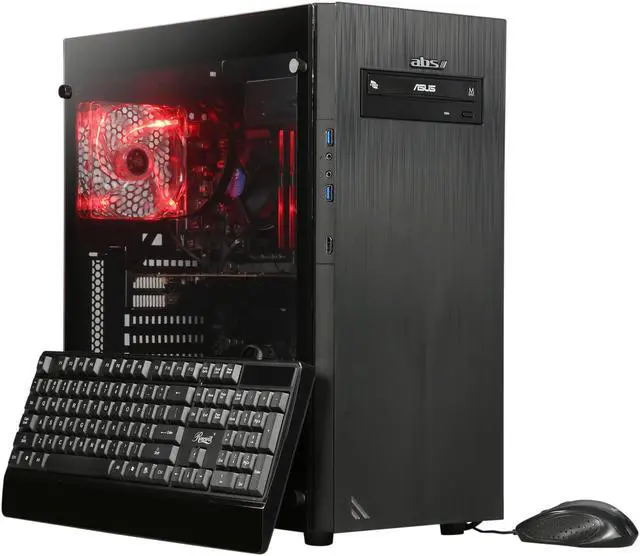 Alt view image 2 of 10 - ABS Meteor Gaming Desktop PC Intel Core i3-8100 (3.60 GHz) 8 GB DDR4 240 GB SSD NVIDIA GeForce GTX 1050 Ti 4 GB Windows 10 Home 64-Bit ALI192