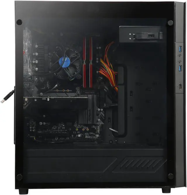 Alt view image 5 of 10 - ABS Meteor Gaming Desktop PC Intel Core i3-8100 (3.60 GHz) 8 GB DDR4 240 GB SSD NVIDIA GeForce GTX 1050 Ti 4 GB Windows 10 Home 64-Bit ALI192