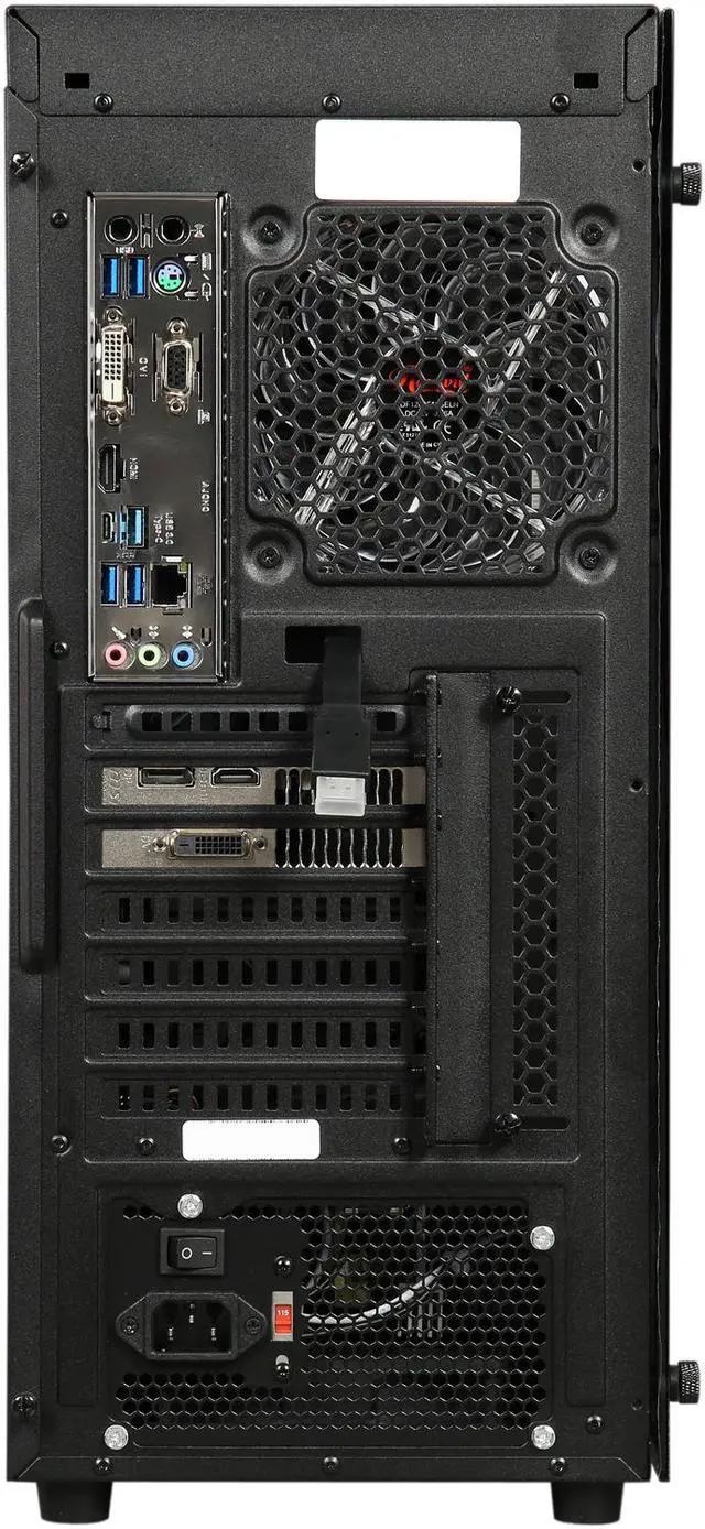 Alt view image 6 of 10 - ABS Meteor Gaming Desktop PC Intel Core i3-8100 (3.60 GHz) 8 GB DDR4 240 GB SSD NVIDIA GeForce GTX 1050 Ti 4 GB Windows 10 Home 64-Bit ALI192