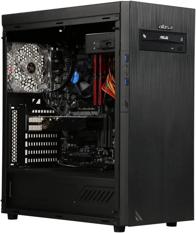 Alt view image 9 of 10 - ABS Meteor Gaming Desktop PC Intel Core i3-8100 (3.60 GHz) 8 GB DDR4 240 GB SSD NVIDIA GeForce GTX 1050 Ti 4 GB Windows 10 Home 64-Bit ALI192