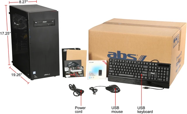 Meteor Box Pc Open Box: ABS Meteor Intel Core i3-8350k (4.00 GHz) 8 GB DDR4 240 GB ...