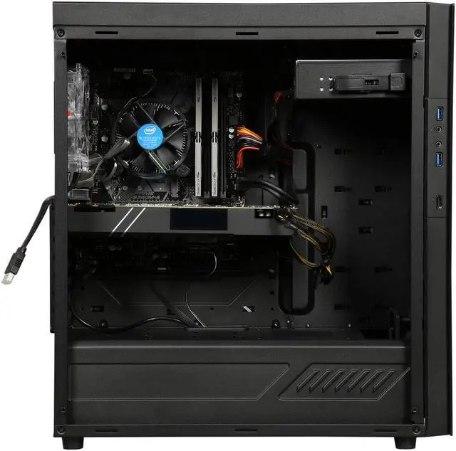 Alt view image 6 of 8 - ABS Battlebox Essential Meteor NVIDIA GeForce GTX 1070 8 GB Intel i7-8700 (3.20 GHz) 6-Core 16 GB DDR4 240 GB SSD 1 TB HDD Windows 10 Home 64-Bit ALI206