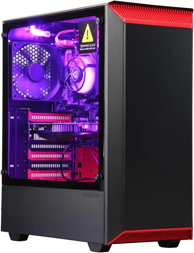 Alt view image 3 of 18 - ABS Eclipse NVIDIA GeForce GTX 1050 2 GB AMD Ryzen 3 1200 (3.10 GHz) 8 GB DDR4 1 TB HDD Windows 10 Home 64-Bit Gaming PC ALA086