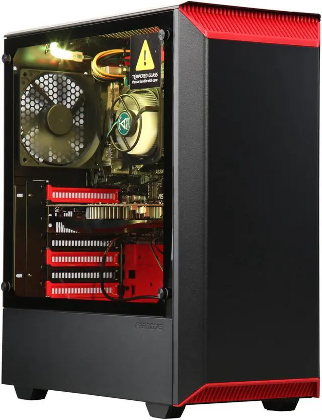Alt view image 6 of 18 - ABS Eclipse NVIDIA GeForce GTX 1050 2 GB AMD Ryzen 3 1200 (3.10 GHz) 8 GB DDR4 1 TB HDD Windows 10 Home 64-Bit Gaming PC ALA086