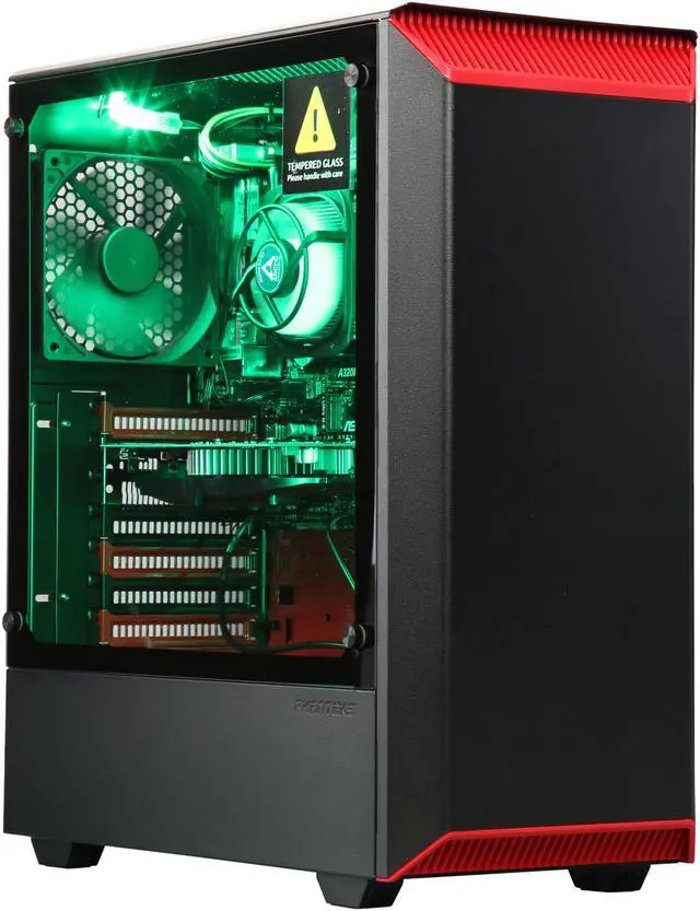 Alt view image 7 of 18 - ABS Eclipse NVIDIA GeForce GTX 1050 2 GB AMD Ryzen 3 1200 (3.10 GHz) 8 GB DDR4 1 TB HDD Windows 10 Home 64-Bit Gaming PC ALA086