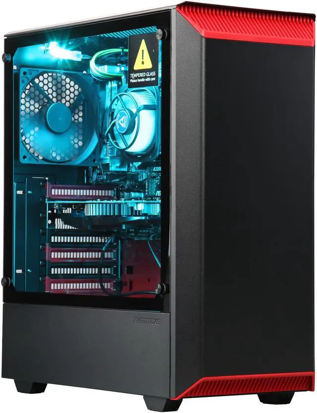 Alt view image 8 of 18 - ABS Eclipse NVIDIA GeForce GTX 1050 2 GB AMD Ryzen 3 1200 (3.10 GHz) 8 GB DDR4 1 TB HDD Windows 10 Home 64-Bit Gaming PC ALA086