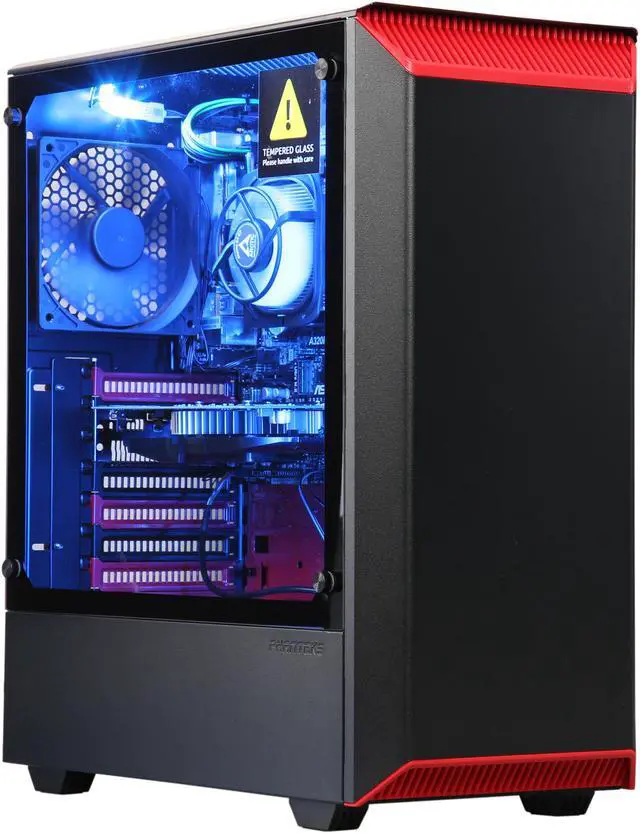 Alt view image 9 of 18 - ABS Eclipse NVIDIA GeForce GTX 1050 2 GB AMD Ryzen 3 1200 (3.10 GHz) 8 GB DDR4 1 TB HDD Windows 10 Home 64-Bit Gaming PC ALA086