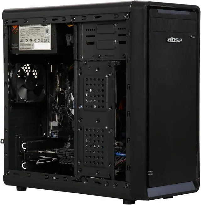 Alt view image 7 of 9 - ABS Simpli Gaming Desktop PC NVIDIA GeForce GT 730 2 GB AMD Ryzen 3 1200 (3.10 GHz) 8 GB DDR4 1 TB HDD Windows 10 Home 64-Bit ALA088