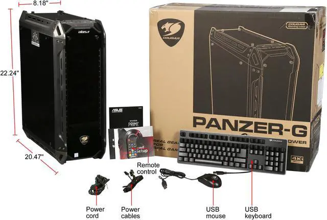 Alt view image 11 of 11 - ABS Battlebox Ultimate Panzer-G Gaming Desktop PC NVIDIA GeForce GTX 1080 Ti 11 GB Intel i7-8700K (3.70 GHz) Liquid Cooling (120 mm) 16 GB DDR4 2666 240 GB SSD 1 TB HDD Windows 10 Home 64-Bit ALI228