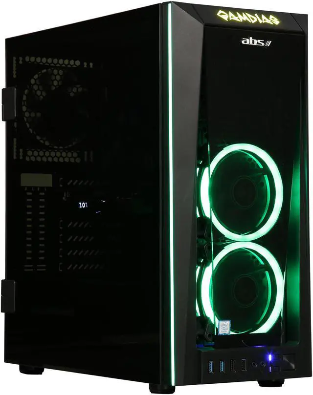 Alt view image 3 of 12 - ABS Fort Gaming Desktop PC NVIDIA GeForce GTX 1060 3 GB AMD Ryzen 5 2400G (3.60 GHz) 4-Core 16 GB DDR4 240 GB SSD 1 TB HDD Windows 10 Home 64-Bit ALA098