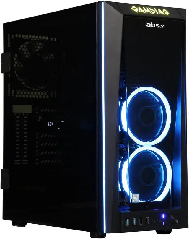 Alt view image 4 of 12 - ABS Fort Gaming Desktop PC NVIDIA GeForce GTX 1060 3 GB AMD Ryzen 5 2400G (3.60 GHz) 4-Core 16 GB DDR4 240 GB SSD 1 TB HDD Windows 10 Home 64-Bit ALA098