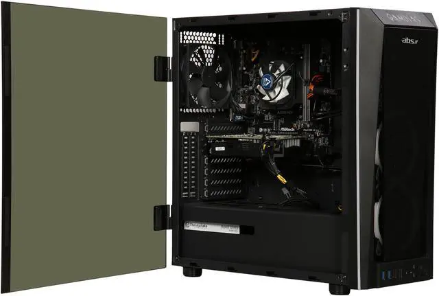 Alt view image 10 of 12 - ABS Fort Gaming Desktop PC NVIDIA GeForce GTX 1060 3 GB AMD Ryzen 5 2400G (3.60 GHz) 4-Core 16 GB DDR4 240 GB SSD 1 TB HDD Windows 10 Home 64-Bit ALA098