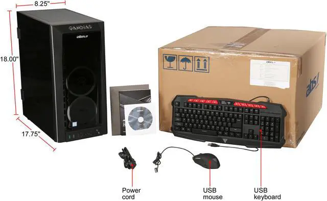 Alt view image 13 of 13 - ABS Fort Gaming Desktop PC NVIDIA GeForce GTX 1070 Ti 8 GB Intel Core i7-8700 (3.20 GHz) 6-Core 16 GB DDR4 240 GB SSD 1 TB HDD Windows 10 Home 64-Bit ALI249