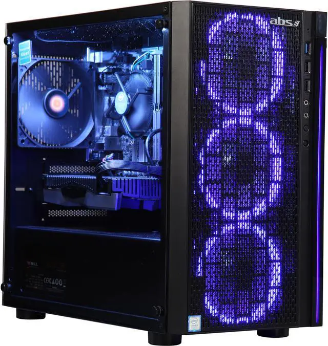 Alt view image 2 of 12 - ABS Rogue - Intel i5-9400F - GeForce RTX 2060 - 8GB DDR4 - 240GB SSD - 1TB HDD - Gaming Desktop PC
