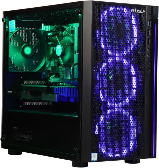 Alt view image 4 of 12 - ABS Rogue - Intel i5-9400F - GeForce RTX 2060 - 8GB DDR4 - 240GB SSD - 1TB HDD - Gaming Desktop PC