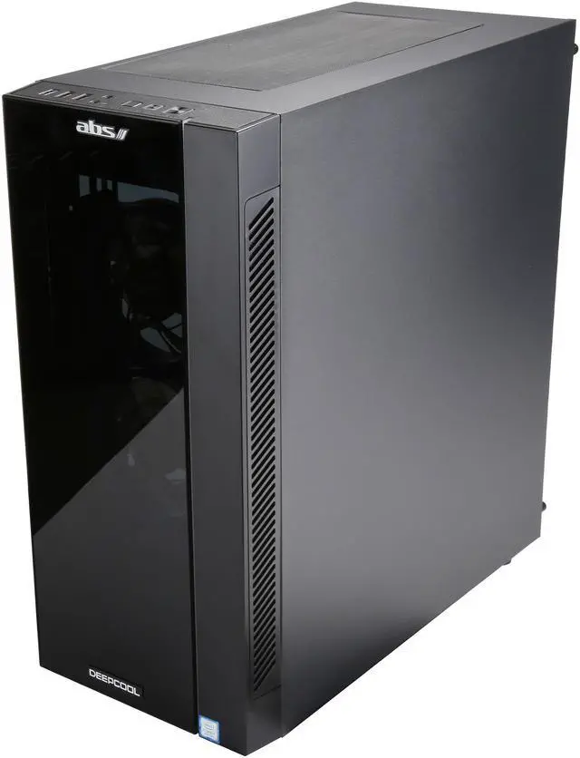 Alt view image 8 of 14 - ABS Mage H - Intel i7-9700K - GeForce RTX 2080 - 16GB DDR4 - 240GB SSD - 1TB HDD - Liquid Cooling - Gaming Desktop PC