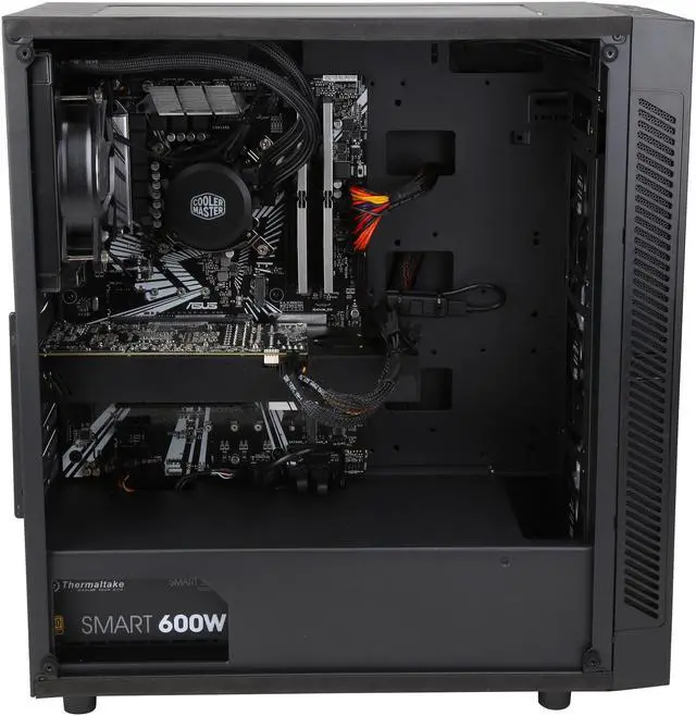 Alt view image 9 of 14 - ABS Mage H - Intel i7-9700K - GeForce RTX 2080 - 16GB DDR4 - 240GB SSD - 1TB HDD - Liquid Cooling - Gaming Desktop PC