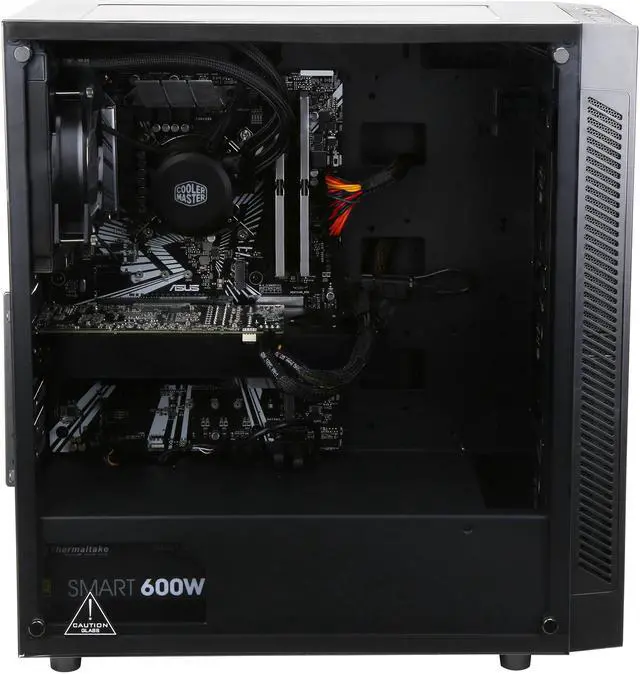 Alt view image 10 of 14 - ABS Mage H - Intel i7-9700K - GeForce RTX 2080 - 16GB DDR4 - 240GB SSD - 1TB HDD - Liquid Cooling - Gaming Desktop PC