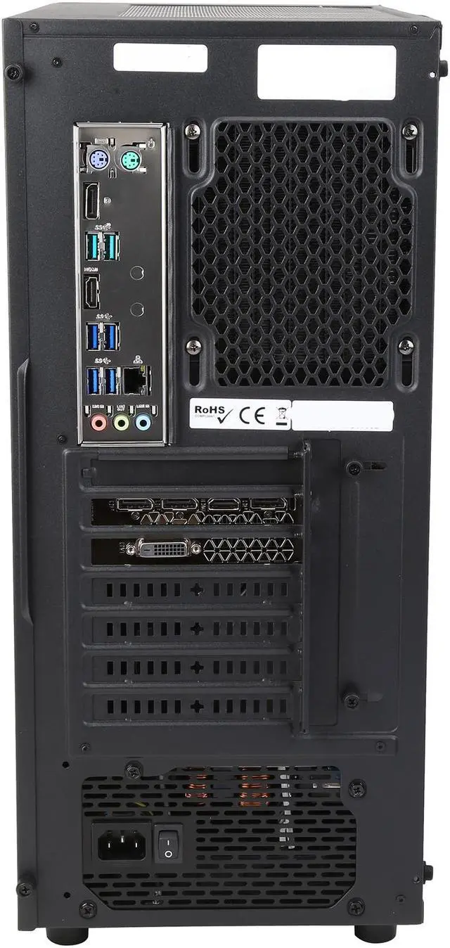 Alt view image 12 of 14 - ABS Mage H - Intel i7-9700K - GeForce RTX 2080 - 16GB DDR4 - 240GB SSD - 1TB HDD - Liquid Cooling - Gaming Desktop PC