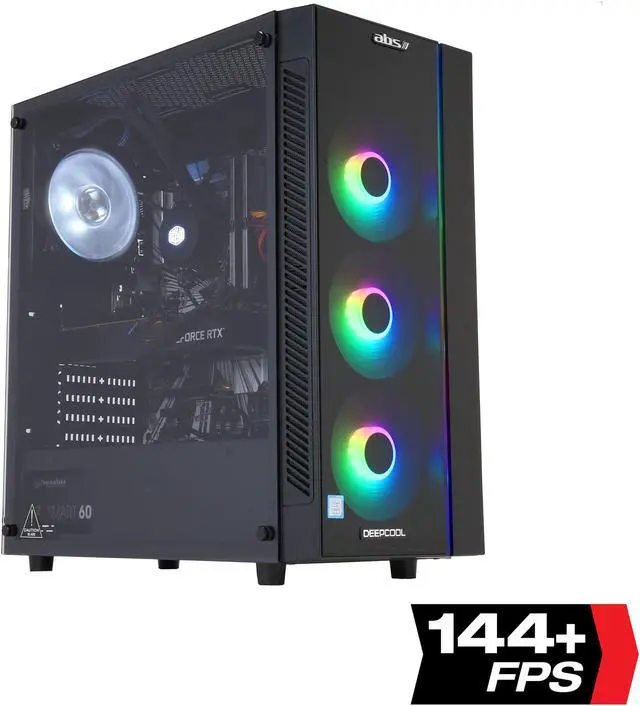 Main image of ABS Mage H - Intel i7-9700K - GeForce RTX 2080 - 16GB DDR4 - 240GB SSD - 1TB HDD - Liquid Cooling - Gaming Desktop PC