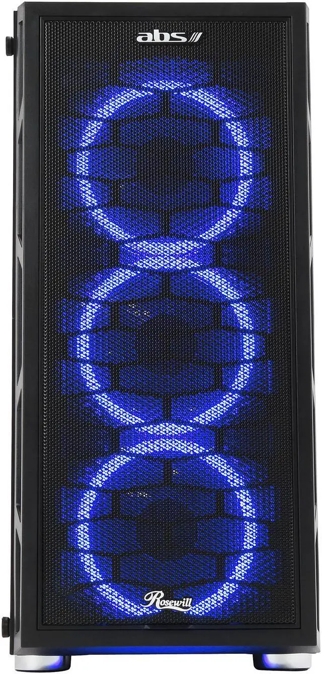 Alt view image 4 of 10 - ABS Mage E - Ryzen 5 2600 - GeForce GTX 1660 Ti - 16GB DDR4 - 512GB SSD - Gaming Desktop PC