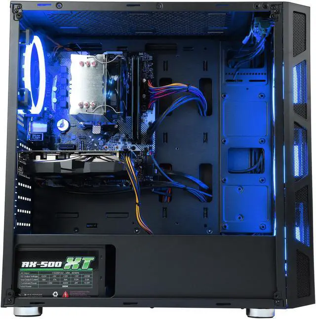 Alt view image 5 of 10 - ABS Mage E - Ryzen 5 2600 - GeForce GTX 1660 Ti - 16GB DDR4 - 512GB SSD - Gaming Desktop PC