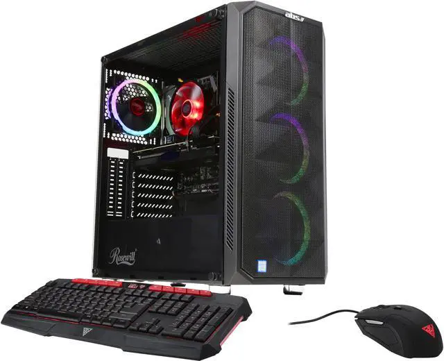 Alt view image 2 of 11 - ABS Mage M - Intel Core i7-9700 - GeForce RTX 2080 - 32GB DDR4 - 512GB SSD - 2TB HDD - Gaming Desktop PC