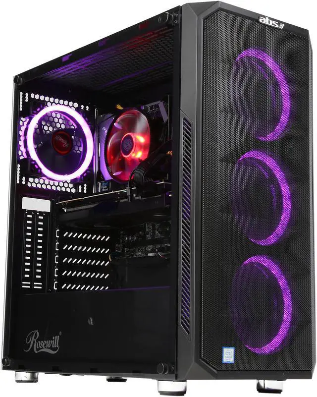 Alt view image 4 of 11 - ABS Mage M - Intel Core i7-9700 - GeForce RTX 2080 - 32GB DDR4 - 512GB SSD - 2TB HDD - Gaming Desktop PC