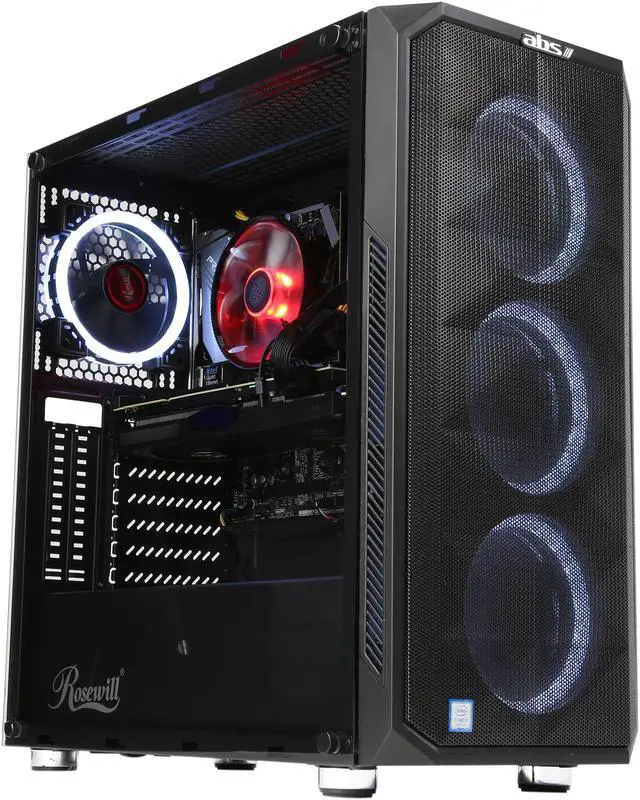 Alt view image 5 of 11 - ABS Mage M - Intel Core i7-9700 - GeForce RTX 2080 - 32GB DDR4 - 512GB SSD - 2TB HDD - Gaming Desktop PC
