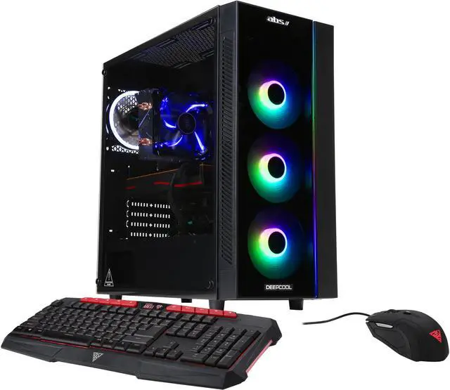 Alt view image 2 of 12 - ABS Mage H - Ryzen 7 3700X - Radeon RX 5700 XT - 16GB DDR4 3200MHz - 1TB SSD - Gaming Desktop PC