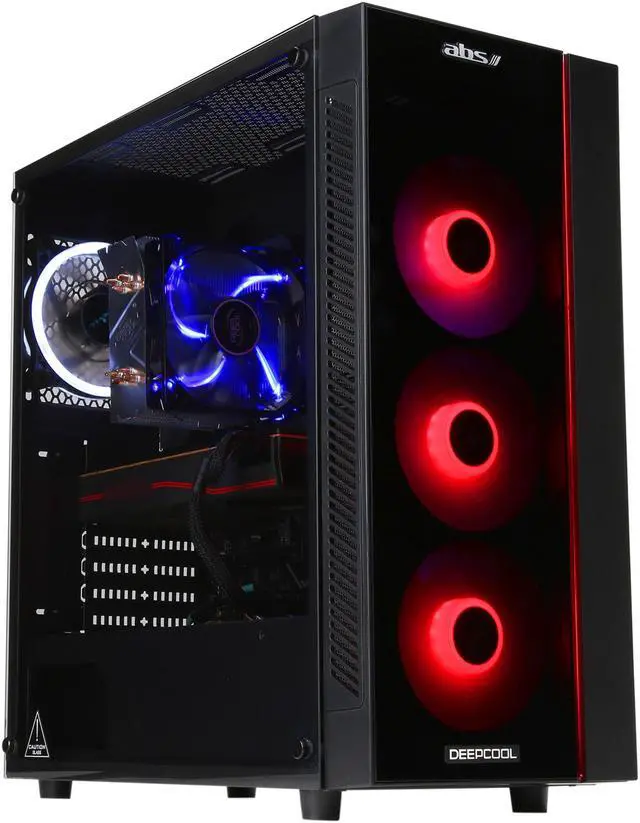 Alt view image 3 of 12 - ABS Mage H - Ryzen 7 3700X - Radeon RX 5700 XT - 16GB DDR4 3200MHz - 1TB SSD - Gaming Desktop PC
