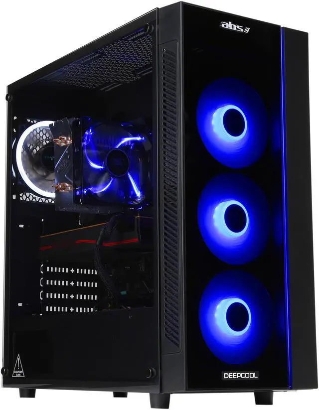Alt view image 4 of 12 - ABS Mage H - Ryzen 7 3700X - Radeon RX 5700 XT - 16GB DDR4 3200MHz - 1TB SSD - Gaming Desktop PC