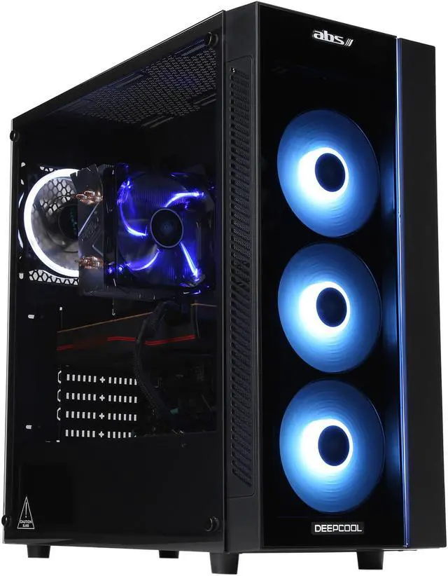 Alt view image 6 of 12 - ABS Mage H - Ryzen 7 3700X - Radeon RX 5700 XT - 16GB DDR4 3200MHz - 1TB SSD - Gaming Desktop PC